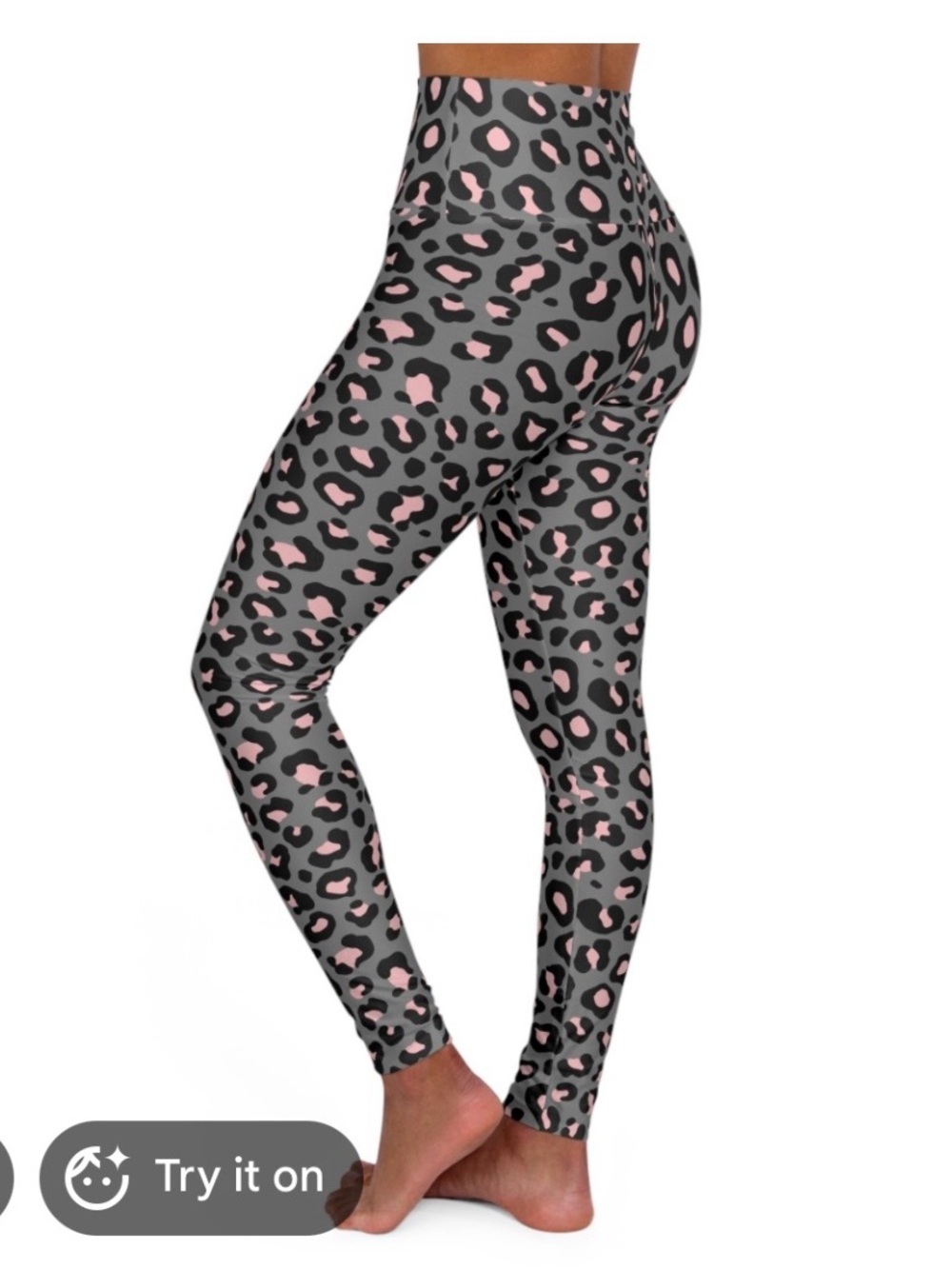 These Justice Girls Printed Leggings feature a vibrant neon leopard print patter
